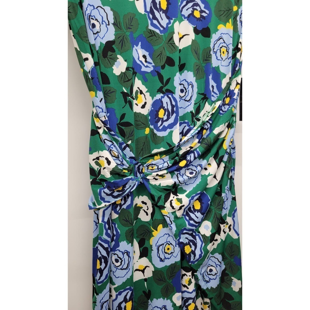 Donna Morgan Floral Short Sleeve O-Ring Maxi Dress - Picture 6 of 8